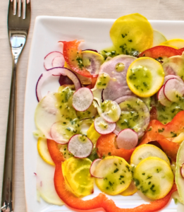 carpaccio di verdure